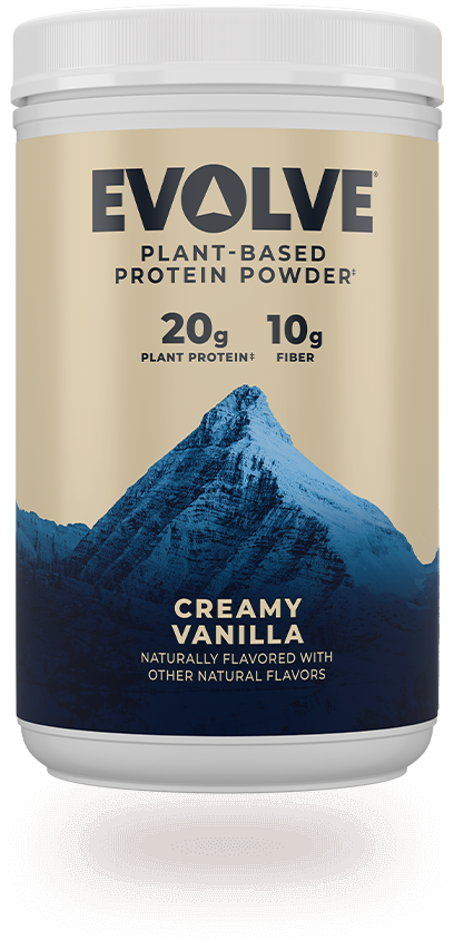 16 ounce canister of Creamy Vanilla flavor protein powder